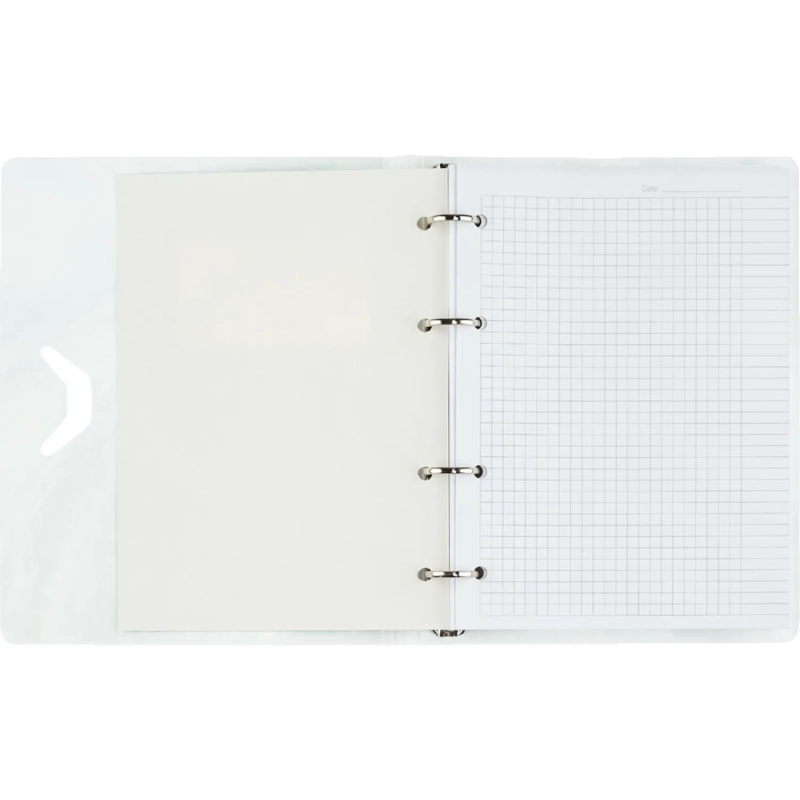 Бизнес-тетрадь А5,120л кольц/смен.бл,кл.Attache Selection Fluid Серо-Голуб