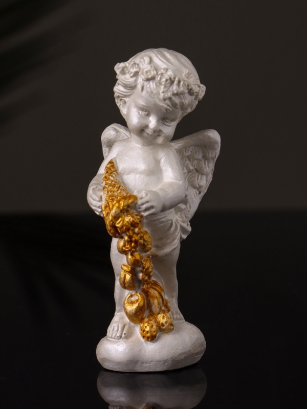 Ангел с рогом изобилия, 8,5х3 см, перламутр