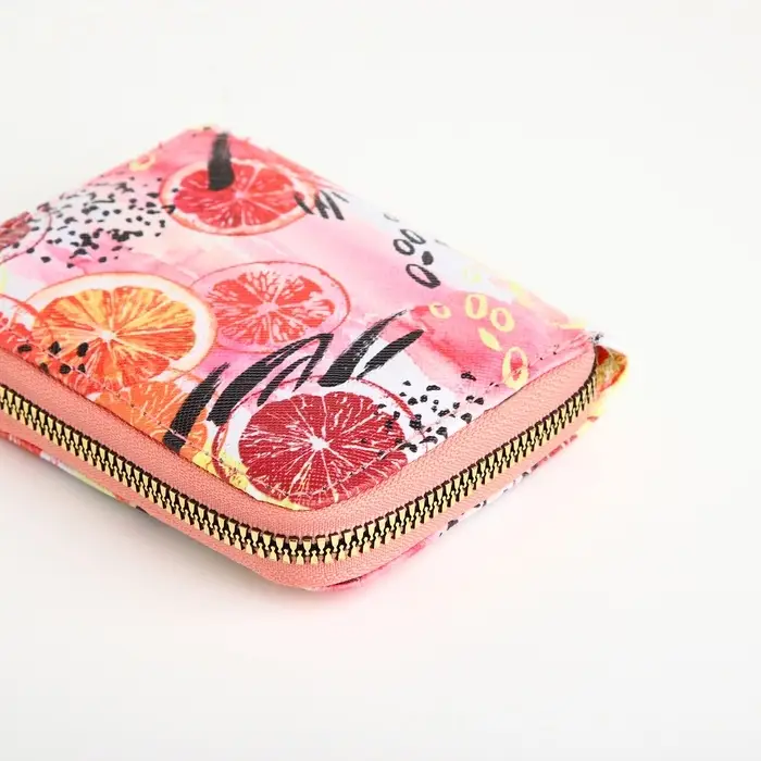 Кошелёк детский &laquo;Апельсины&raquo;, на молнии, разноцветный