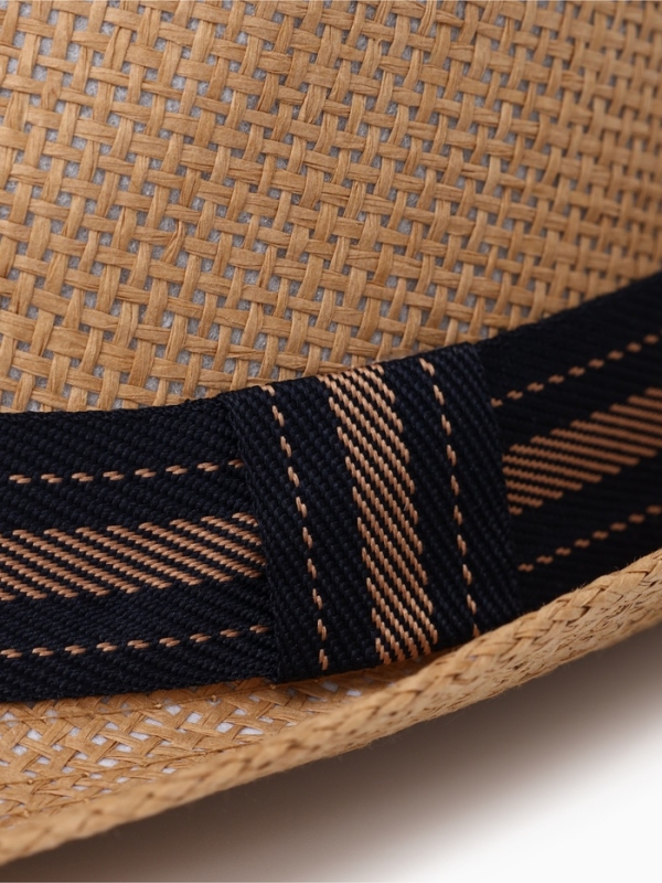 Шляпа мужская MINAKU "Пляж", размер 58, цвет коричневый