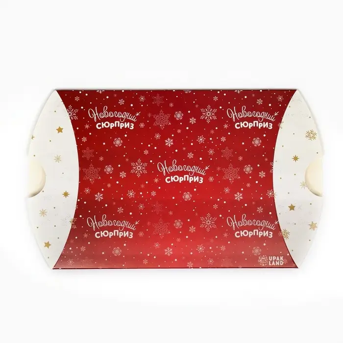 Коробка складная, подарочная новогодняя «Новогодний сюрприз» 19×14×4 см Коробка складная, подарочная новогодняя «Новогодний сюрприз» 19×14×4 см