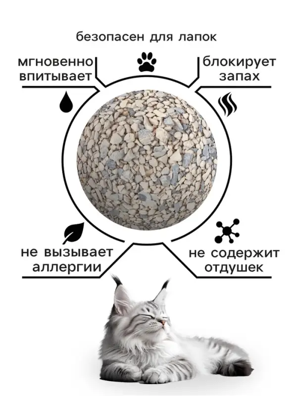 Наполнитель минеральный впитывающий &laquo;Пижон&raquo; универсальный, 15 л