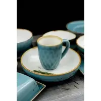 Кружка Magistro &laquo;Церера&raquo;, 400 мл, фарфор, голубая