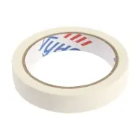 Лента малярная ТУНДРА, самоклеящаяся, бумажная основа, 120 мкм, 19 мм × 25 м