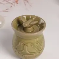Аромалампа для эфирных масел &laquo;Птички на ветке&raquo;, керамика, 7.5&times;7.5&times;9.8 см