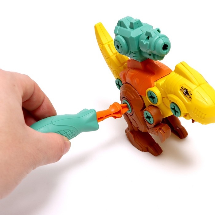 Винтовой конструктор «ДиноМир», тираннозавр Винтовой конструктор «ДиноМир», тираннозавр