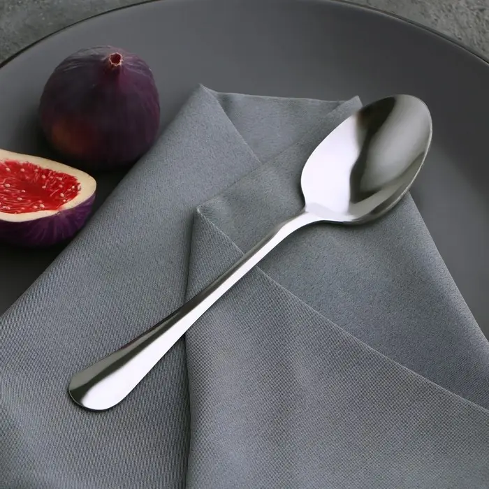 Ложка столовая Доляна «Плэйн Бритиш», длина 19.1 см, толщина 1.2 мм Ложка столовая Доляна «Плэйн Бритиш», длина 19.1 см, толщина 1.2 мм