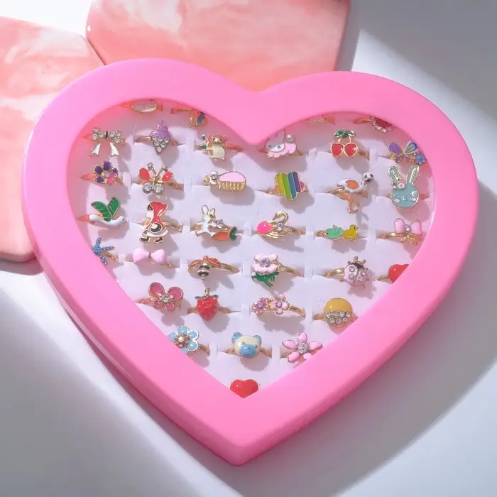 Кольцо Выбражулька &laquo;Лето&raquo;, форма МИКС, цветное в золоте, безразмерное