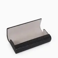 Футляр для очков на магните, размер 15.5&times;6&times;3 см, чёрный