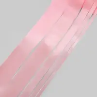 Атласная лента, набор 5 шт., 6/10/20/40/50 мм, 23&plusmn;1 м, розовая №04