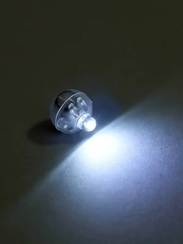 Светодиод для шара, круглый, белый, набор 20 шт.