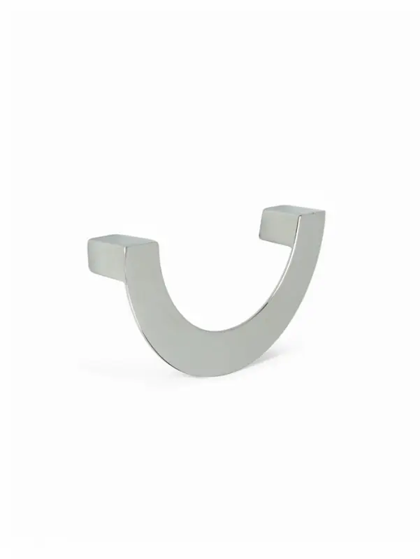 Ручка-скоба мебельная CAPPIO MOON, м/о 96 мм, цвет хром