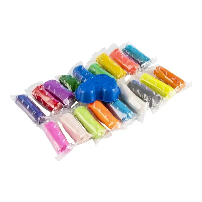 Тесто для лепки &laquo;Пластишка&raquo;, 18 цв. по 24 г, с формочкой