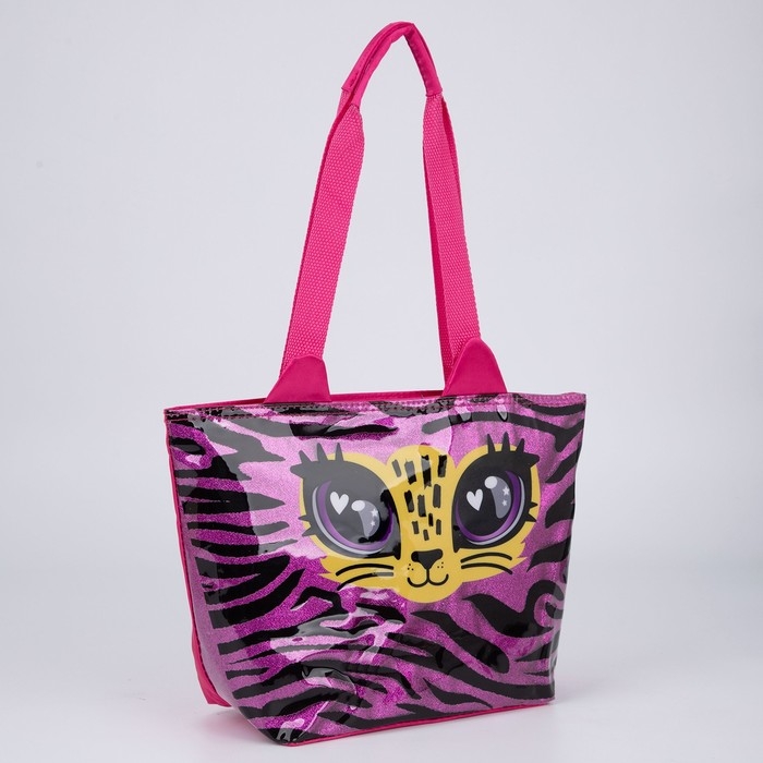 Сумка детская с блестками «Розовый леопард» Сумка детская с блестками «Розовый леопард»