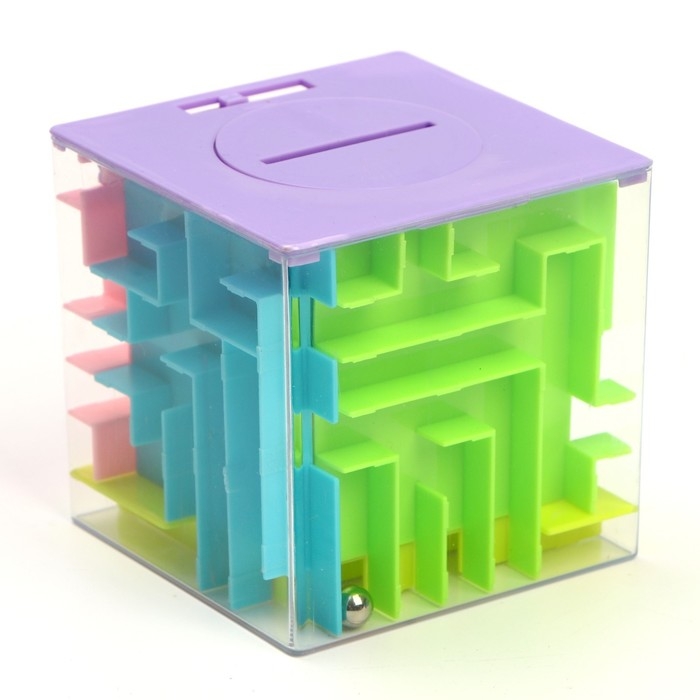 Головоломка лабиринт с шариком «Птичка», МИКС, в шоубоксе Головоломка лабиринт с шариком «Птичка», МИКС, в шоубоксе