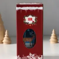 Фонарь светодиодный, декоративный, 1 LED, от батареек 3&times;AG13, свечение тёплое белое