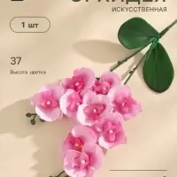 Цветы искусственные &laquo;Орхидея Фаленопсис мультифлора&raquo;, 6&times;37 см, розовый МИКС