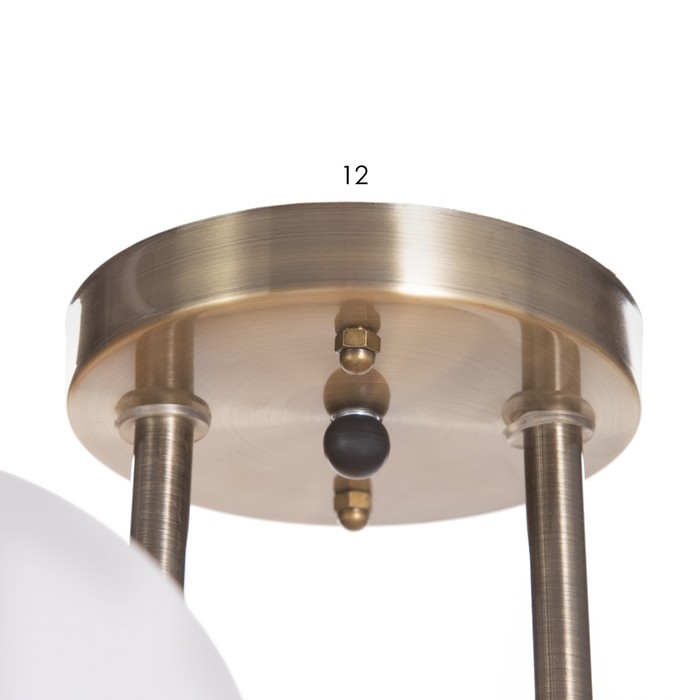 Люстра Люстра "Белинда" 2х40вт Е27 Бронза 49х19х23см