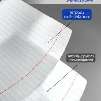 Тетрадь 24 листа в линейку, ErichKrause &laquo;Классика&raquo;, обложка мелованный картон, голубая