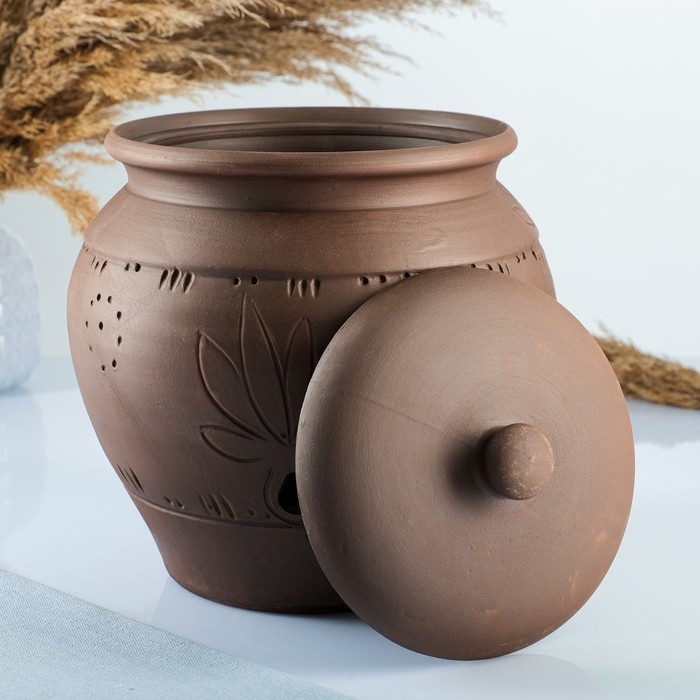 Банка для хранения чеснока  Банка для хранения чеснока "С прорезью" молочение,  4л