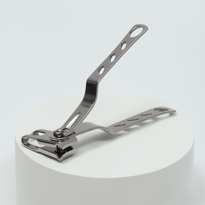 Кусачки - книпсер педикюрные, 9,5 см, с подвижными лезвиями, цвет серебристый Кусачки - книпсер педикюрные, 9,5 см, с подвижными лезвиями, цвет серебристый