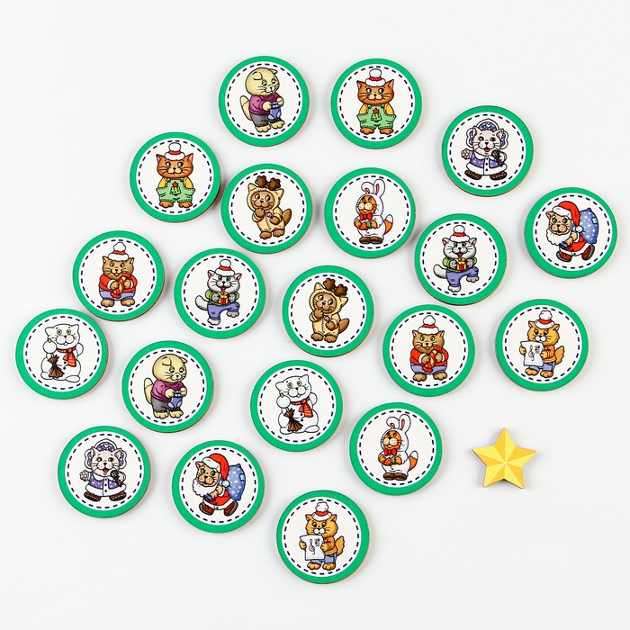 Обучающая игра «Новогоднее мемо: Забавные коты» Обучающая игра «Новогоднее мемо: Забавные коты»