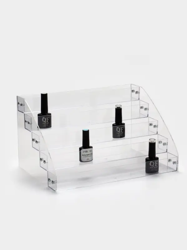 Подставка под лаки 5 этажей, 31.3&times;17.8&times;22.4 см, оргстекло 2 мм