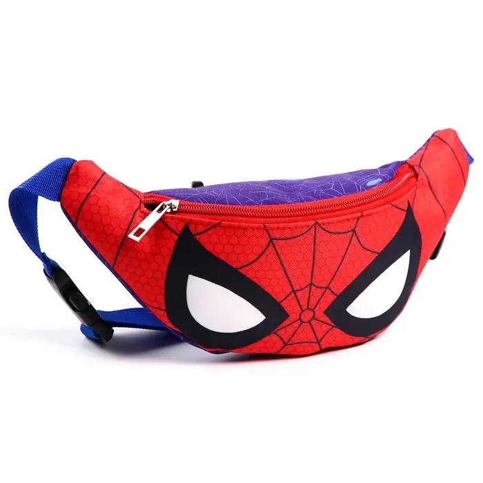 Сумка поясная детская для мальчика, &laquo;Паук&raquo;