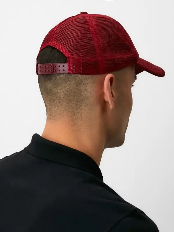 Бейсболка с сеткой MINAKU, красная, размер 56-58