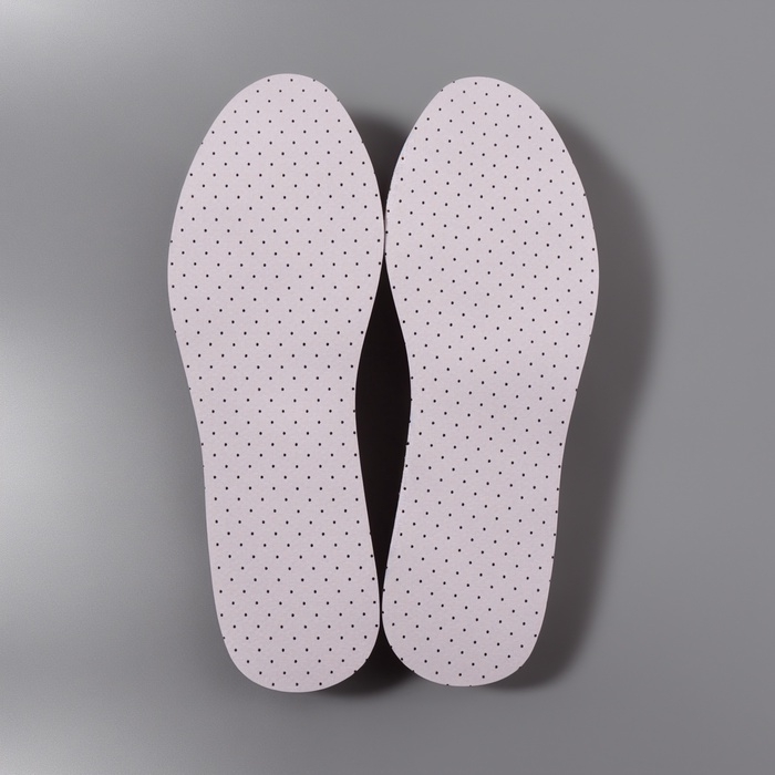 Стельки для обуви, универсальные, дышащие, р-р RU до 42 (р-р Пр-ля до 44), 27 см, пара, цвет белый Стельки для обуви, универсальные, дышащие, р-р RU до 42 (р-р Пр-ля до 44), 27 см, пара, цвет белый