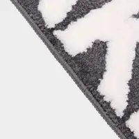 Коврик Доляна Get Naked, 50&times;80 см, микрофибра, темно-серый