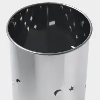 Ёршик для унитаза с подставкой &laquo;Звёзды&raquo;, 9&times;10&times;40 см, хром