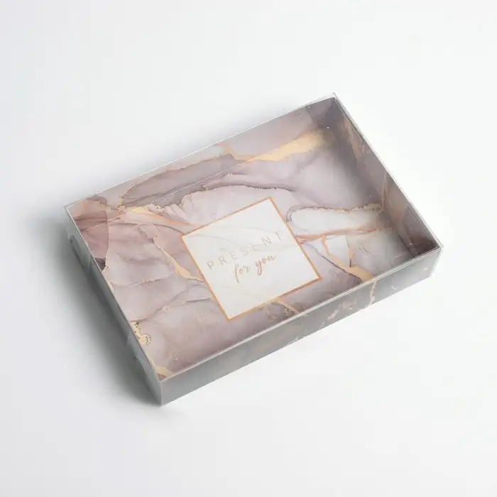 Коробка кондитерская Present, 18 х 12 х 3.5 см Коробка кондитерская Present, 18 х 12 х 3.5 см