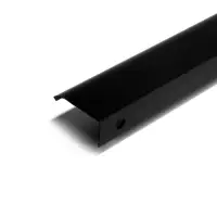 Ручка профильная мебельная торцевая CAPPIO RT002BL, L=800 мм, м/о 768 мм, чёрная