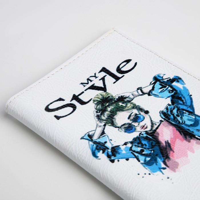 Обложка для паспорта, цвет белый