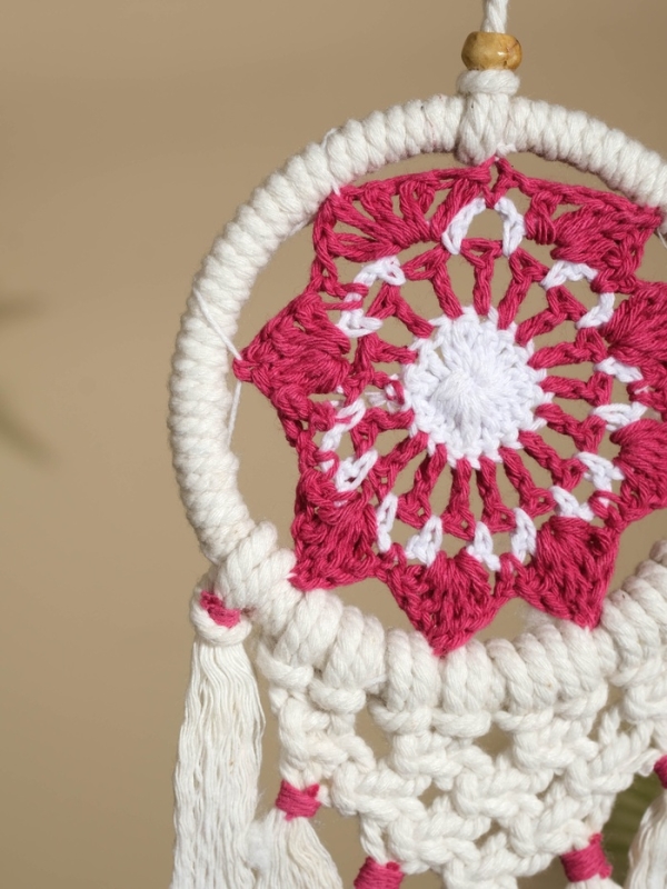 Ловец снов Ловец снов "Красный цветок" 12х33 см.