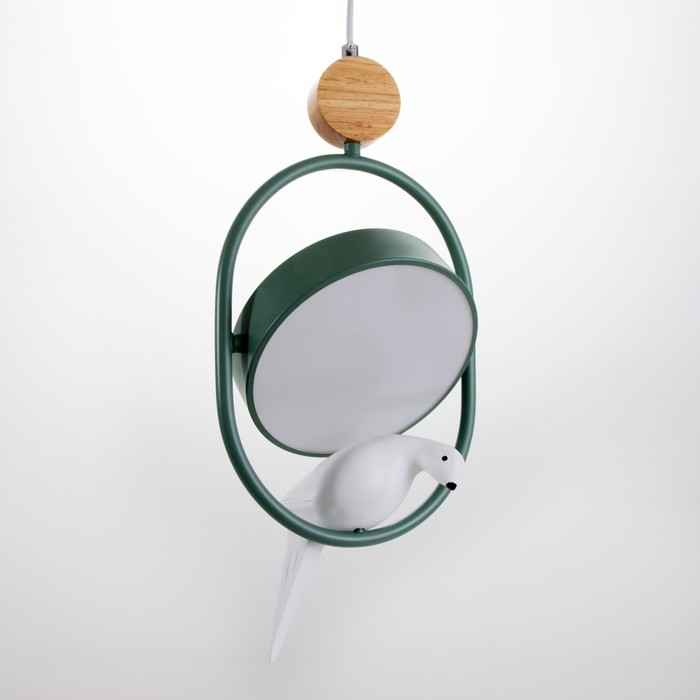 Светильник BayerLux Светильник BayerLux "Пиатти голубь" 3LED 72Вт 3000-6000К зеленый белый серый 22х22х43-85 см 766591