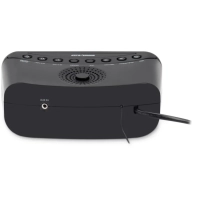 Радиобудильник H-RCL221 черный LCD подсв белая часы цифровые