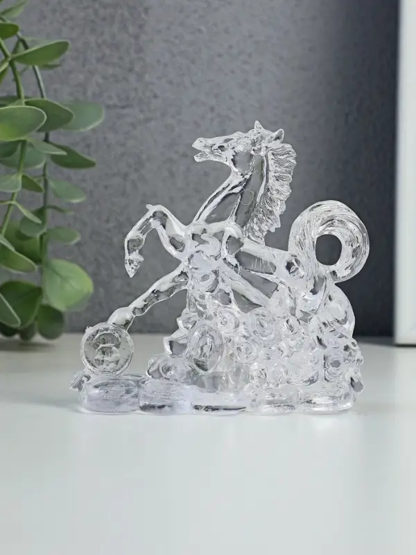 Фигурка светящаяся RISALUX «Конь на монетах» LED, RGB 3хLR1130 прозрачный 10х4,5х9,5 см Фигурка светящаяся RISALUX «Конь на монетах» LED, RGB 3хLR1130 прозрачный 10х4,5х9,5 см