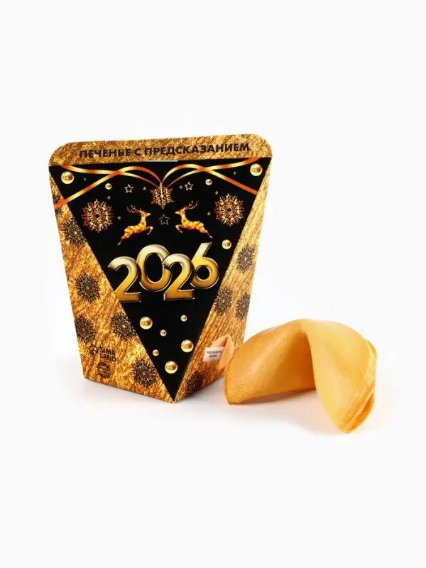 Печенье с предсказанием &laquo;Новый год 2026&raquo;, 6 г