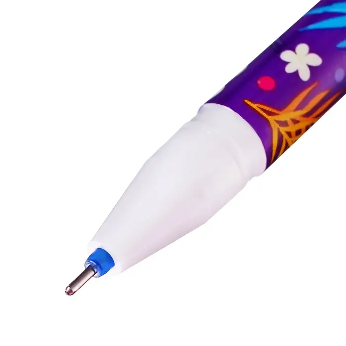 Ручка гелевая СТИРАЕМЫЕ ЧЕРНИЛА, стержень синий, 0.5 мм, корпус Тропики МИКС Ручка гелевая СТИРАЕМЫЕ ЧЕРНИЛА, стержень синий, 0.5 мм, корпус Тропики МИКС