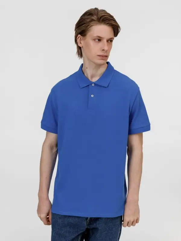 Рубашка поло унисекс Pacific, ярко-синяя (royal), размер 4XL