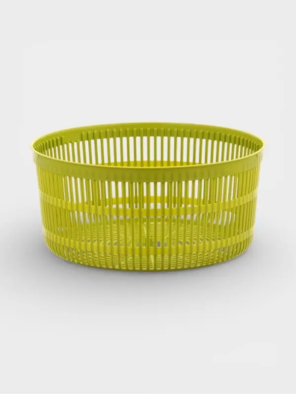 Центрифуга для сушки зелени Доляна Fresh cook, 3.7 л, пластик, белая, зелёная