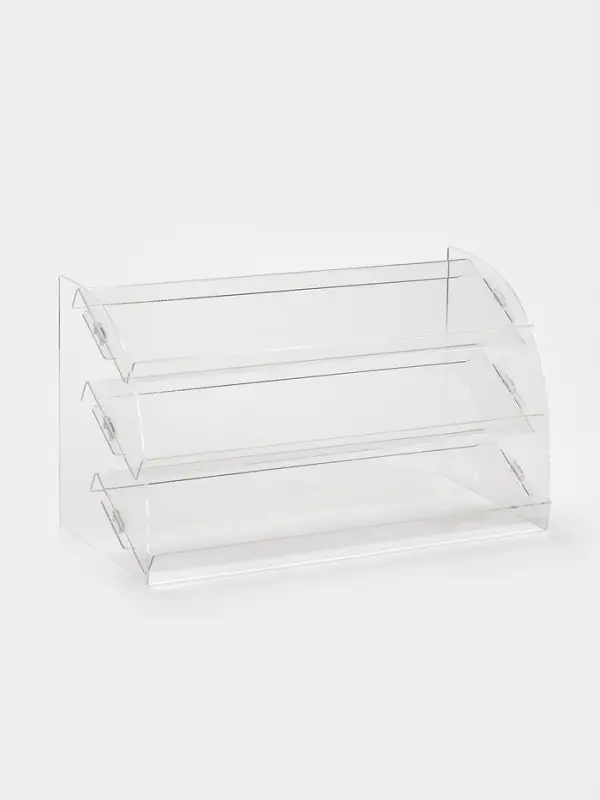 Горка 3 ступеньки угол 30, 33&times;17&times;19 см, оргстекло 2 мм