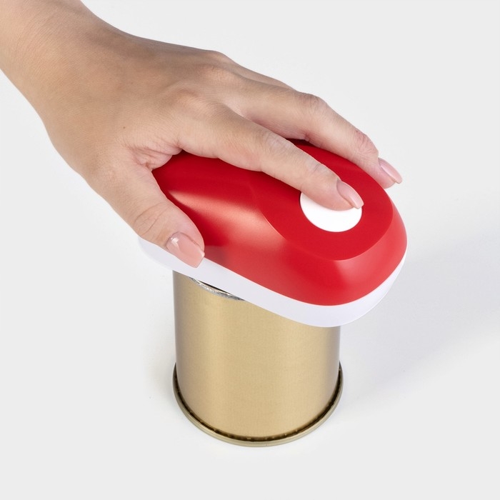 Нож консервный электрический Доляна «Чудо», 12×7×6,5 см, цвет красный Нож консервный электрический Доляна «Чудо», 12×7×6,5 см, цвет красный