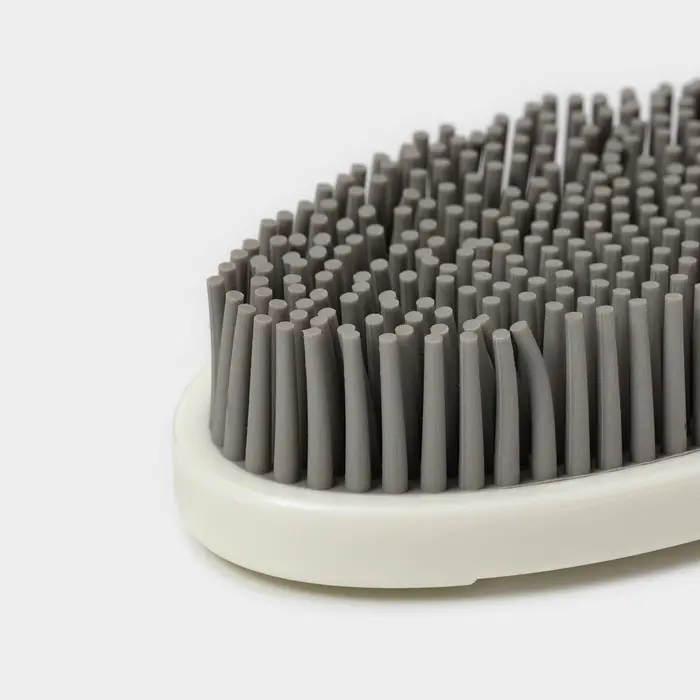 Щётка универсальная Raccoon, 12&times;6.5&times;2.5 см, пластик, TPR ворс, 1.6 см