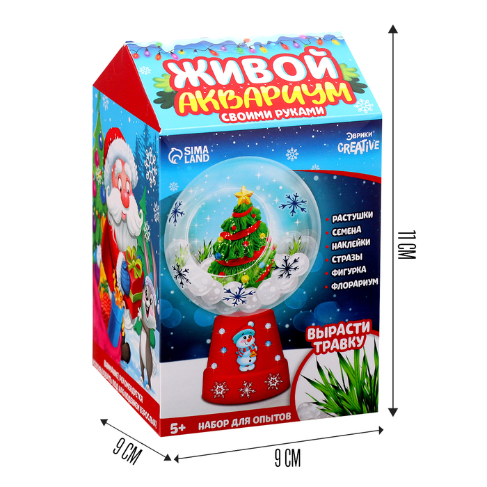 Набор для опытов «Новогодний флорариум»