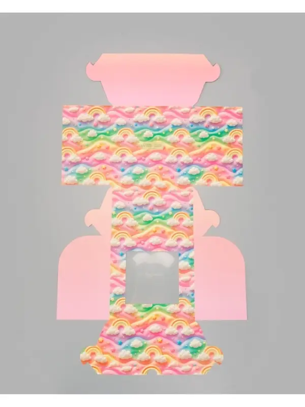 Коробка подарочная для 4 капкейков &laquo;Только для тебя&raquo;, 16&times;16&times;10 см, с окном