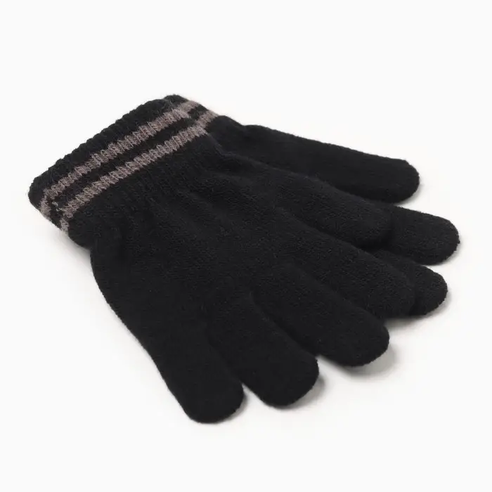 Перчатки детские MINAKU, цвет черный, 13 см