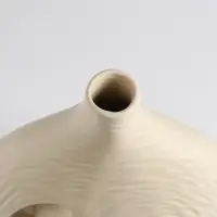 Ваза «Невада», 23×16.5 см, керамика, бежевая